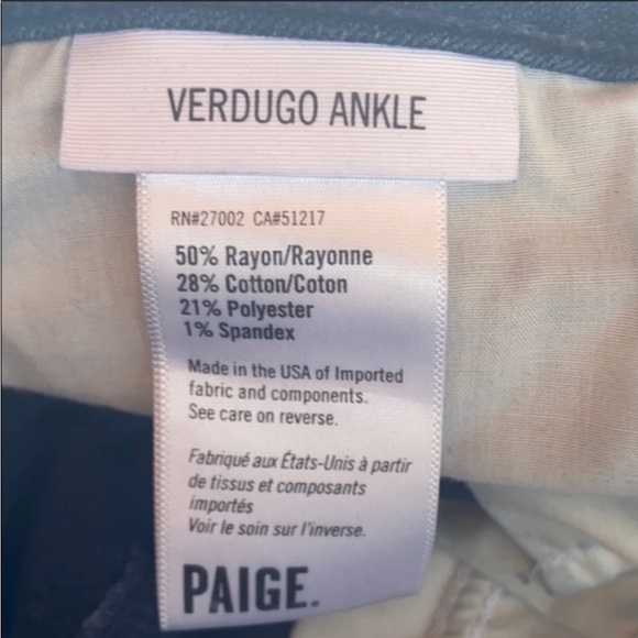 PAIGE Frayed Ankle Jeans - Picture 3 of 11